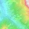 Mappa topografica Rüdeferia, altitudine, rilievo