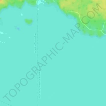 Mappa topografica Marks Bank, altitudine, rilievo