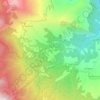 Mappa topografica Febbio, altitudine, rilievo