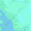 Mappa topografica Swan Quarter, altitudine, rilievo