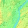 Mappa topografica Vergelt, altitudine, rilievo