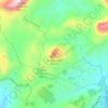 Mappa topografica Monte Guastanella, altitudine, rilievo