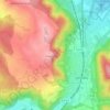 Mappa topografica Homburg, altitudine, rilievo