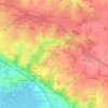 Mappa topografica La Graindorgeais, altitudine, rilievo
