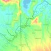Mappa topografica Sapang Dalaga, altitudine, rilievo