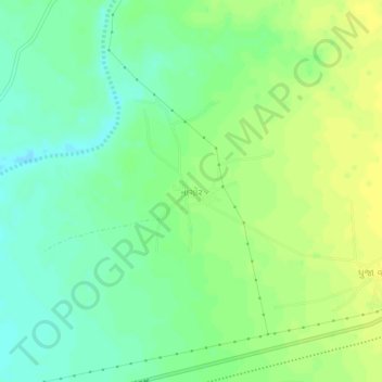Mappa topografica Nagor (Abdasa), altitudine, rilievo