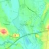 Mappa topografica Uckinghall, altitudine, rilievo