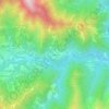 Mappa topografica Fubina, altitudine, rilievo