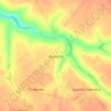 Mappa topografica Дамаска, altitudine, rilievo
