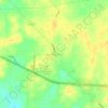 Mappa topografica Myrtle Springs, altitudine, rilievo