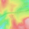 Mappa topografica Saddleworth Moor, altitudine, rilievo