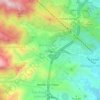 Mappa topografica Monte Calvario, altitudine, rilievo