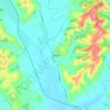 Mappa topografica Serravalle, altitudine, rilievo