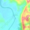 Mappa topografica Puerto Las Palmas, altitudine, rilievo