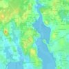 Mappa topografica Kerisper, altitudine, rilievo