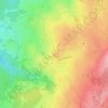 Mappa topografica les Frettes, altitudine, rilievo
