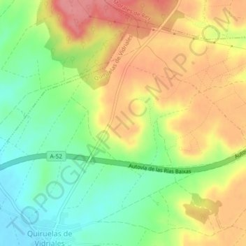 Mappa topografica Saludes, altitudine, rilievo