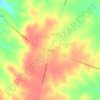 Mappa topografica Energy, altitudine, rilievo