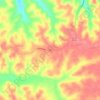 Mappa topografica Ella, altitudine, rilievo