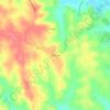 Mappa topografica Blackburn, altitudine, rilievo