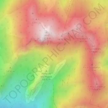 Mappa topografica Samao, altitudine, rilievo