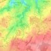 Mappa topografica Malfos, altitudine, rilievo