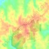 Mappa topografica Tobaccoville, altitudine, rilievo
