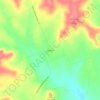 Mappa topografica Caradan, altitudine, rilievo