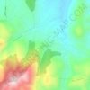 Mappa topografica Μάλθη, altitudine, rilievo