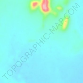 Mappa topografica Kamil Crater, altitudine, rilievo