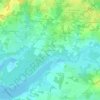 Mappa topografica L'Halbrandiere, altitudine, rilievo