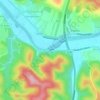 Mappa topografica Arcambal, altitudine, rilievo