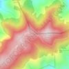 Mappa topografica Toll House Gap, altitudine, rilievo