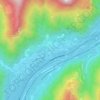 Mappa topografica Sabbionara, altitudine, rilievo
