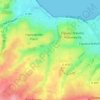 Mappa topografica Les Noires Mares, altitudine, rilievo