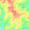 Mappa topografica Crab's Green, altitudine, rilievo