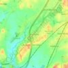 Mappa topografica Wychbold, altitudine, rilievo