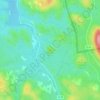 Mappa topografica Calla, altitudine, rilievo