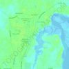 Mappa topografica Attaway, altitudine, rilievo