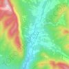 Mappa topografica Le Darut, altitudine, rilievo