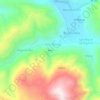 Mappa topografica Arica, altitudine, rilievo