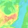 Mappa topografica Upper Holleford, altitudine, rilievo