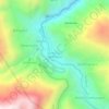 Mappa topografica Santa Cruz de Mosna, altitudine, rilievo