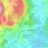 Mappa topografica O Enxo, altitudine, rilievo