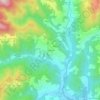 Mappa topografica Cembrano, altitudine, rilievo