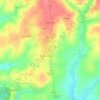 Mappa topografica Tourc'h, altitudine, rilievo