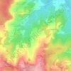 Mappa topografica Le Petit Arran, altitudine, rilievo