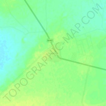 Mappa topografica Gogelao, altitudine, rilievo