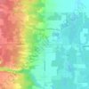 Mappa topografica Windsor, altitudine, rilievo