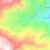 Mappa topografica Barbasco, altitudine, rilievo
